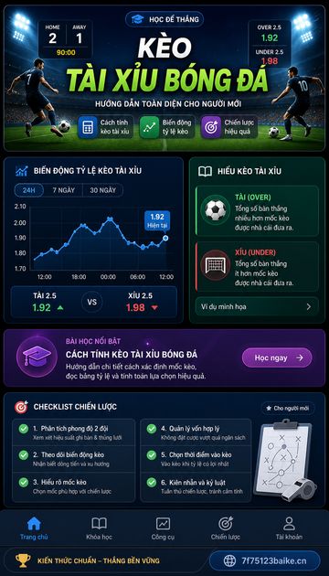 kèo tài xỉu bóng đá screenshot 3